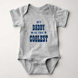 Camiseta Meu pai é o Bodysuit o mais fresco do bebê