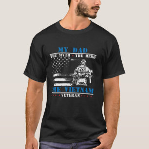 Camiseta Meu pai é o mito do herói o dia do pai da lenda v