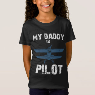 Camiseta Meu Pai é Piloto para o Piloto de dia de os pais P
