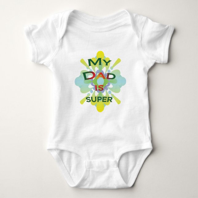 Camiseta Meu pai é super (Frente)