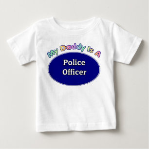 Camiseta Meu pai é um agente da polícia