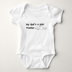 Camiseta meu pai é um mini camionista