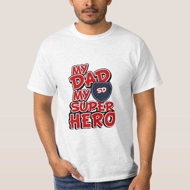 Camiseta Meu Pai Meu Super Herói (Frente)