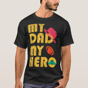 Camiseta Meu Pai Meu Ventilador De Futebol Herói - Dê Ao Pa