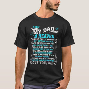 Camiseta Meu Pai No Poema Do Céu, Para Filha Filho Perda P