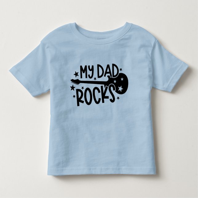 Camiseta Meu Pai Rocks (Frente)