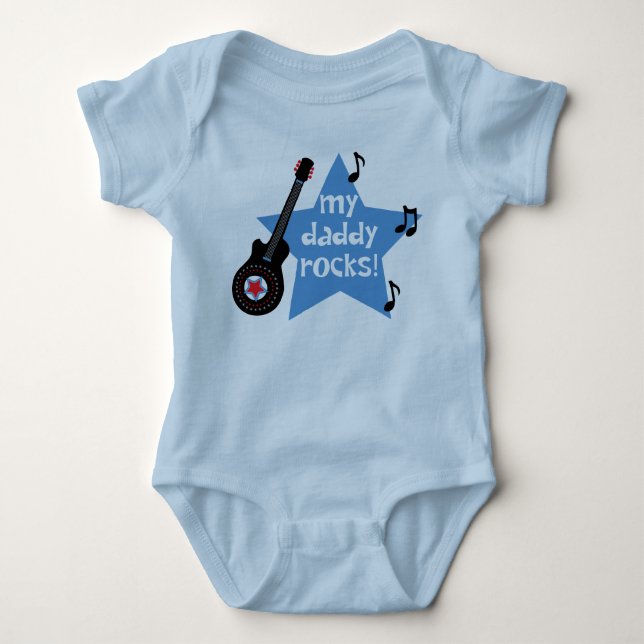 Camiseta Meu Pai Rocks (Frente)