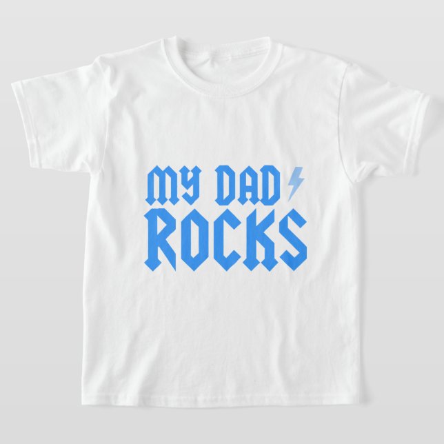 Camiseta Meu Pai Rocks (Postura )