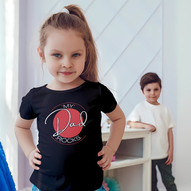 Camiseta Meu Pai Rocks Tee: Presente de Dia de os pais Únic (Criador carregado)