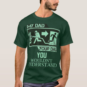 Camiseta Meu Pai Seu Filho Bombeiro Pai Orgulha Bombeiro Fa