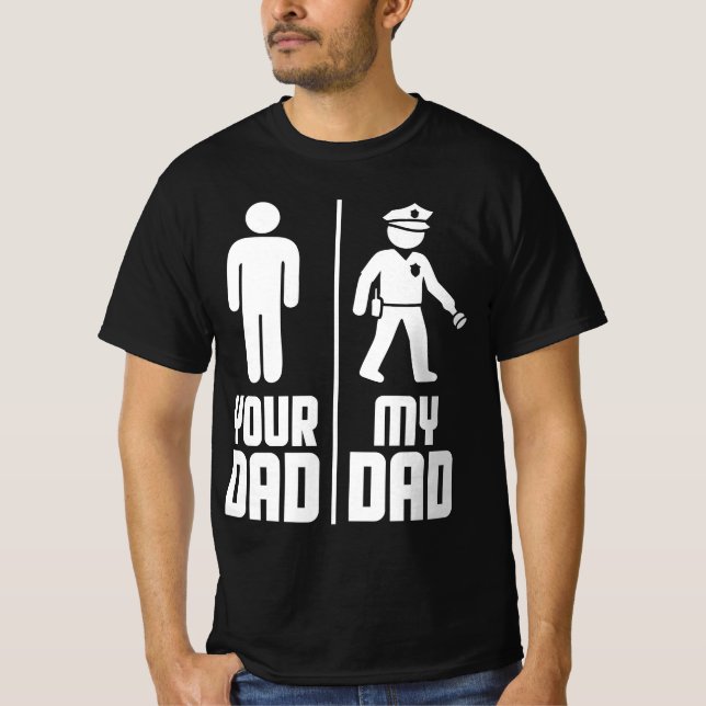 Camiseta Meu Pai Seu Policial Pai (Frente)