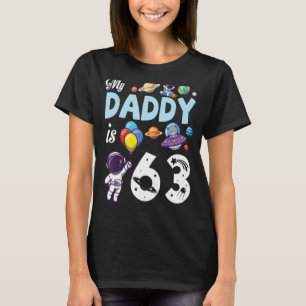 Camiseta Meu Pai Tem 63 Anos Feliz Dia Pai Filho