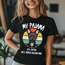 Camiseta Meu Pajama - 10% de algodão, 90% de cabelo de Bull