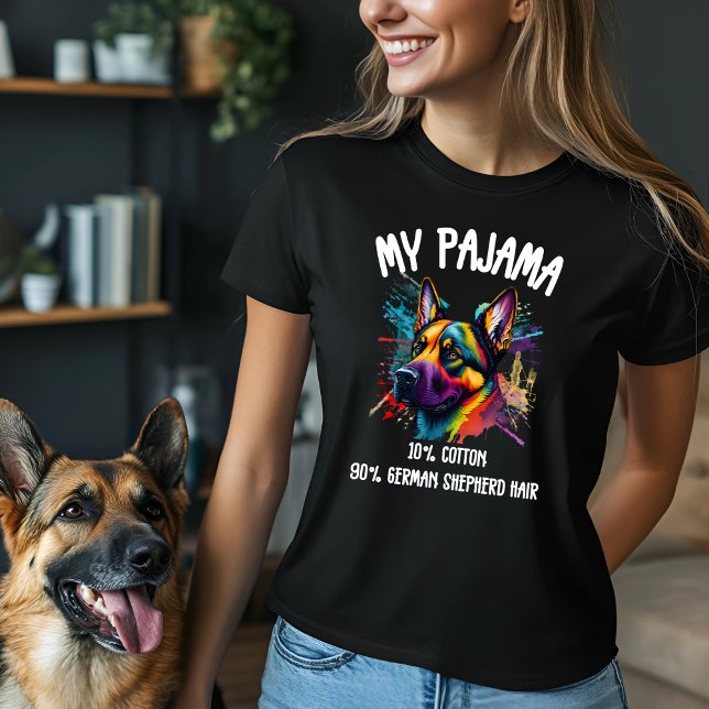 Camiseta Meu Pajama - 10% de algodão, 90% de cabelo de Germ (Criador carregado)
