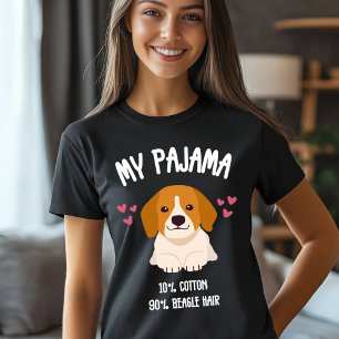 Camiseta Meu Pajama - Engraçado Beagle Lover Presente para