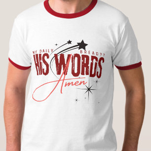 Camiseta Meu Pão Diário A Palavra de Deus Religioso Jesus C