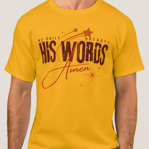 Camiseta Meu Pão Diário - Espírito Santo Jesus Cristo Amare