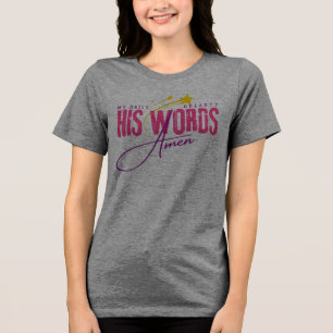 Camiseta Meu Pão Diário - Sua Palavra - Espírito Santo Grat
