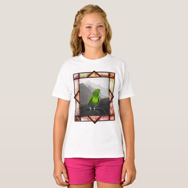 Camiseta Meu Papagaio Amazon Aldo (Frente Completa)