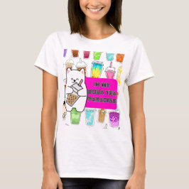 CAMISETA MEU PARAÍSO DE BOBA TEA