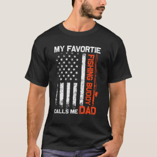 Camiseta Meu Parceiro de Pesca Favorito Me Chama de Pai Ban