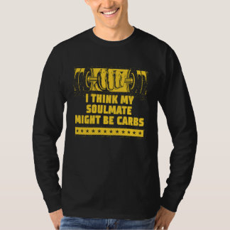 Camiseta Meu Parceiro Ideal Podem Ser os Carboidratos Humo