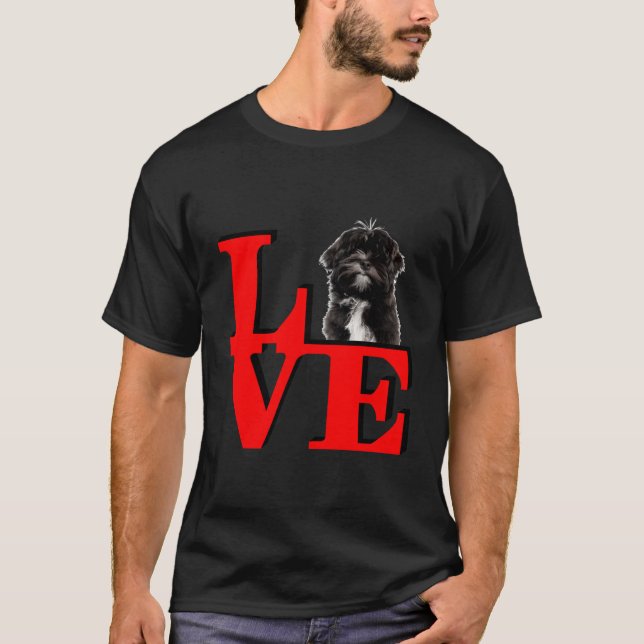Camiseta Meu Parque de Amor Lhasa Apso (Frente)