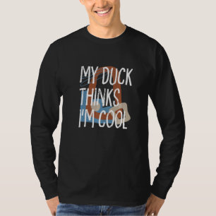 Camiseta Meu Pato Acha Que Sou Fazendeiro Legal Animais da