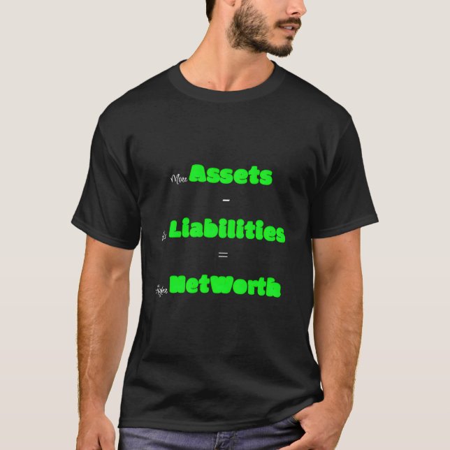 Camiseta Meu Patrimônio Líquido (Frente)