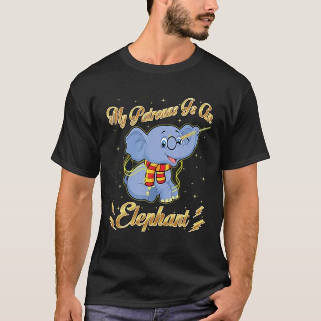 Camiseta Meu Patronus É Um Elefante, Harry Animal Potter Pa (Frente)