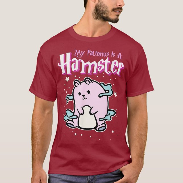 Camiseta Meu Patronus É Um Hamster Engraçado. (Frente)