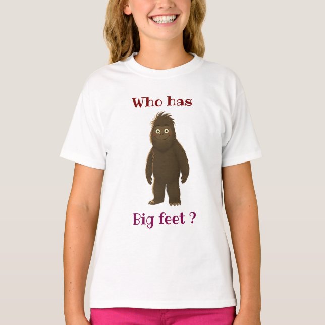Camiseta Meu pé grande (Frente)