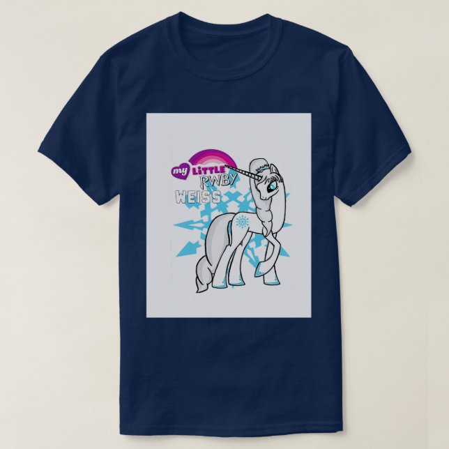 Camiseta Meu Pequeno Gráfico Pony Weiss (Frente do Design)