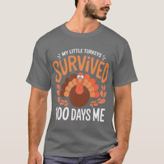 Camiseta Meu Pequeno Sobreviveu 00 Dias do Meu Humor de Pai