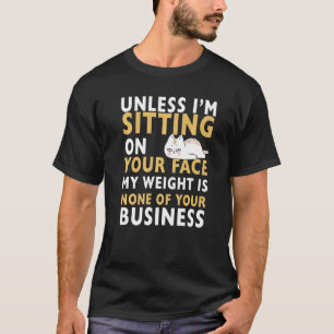 Camiseta Meu Peso Não É Da Sua Conta Engraçado Sarcástico