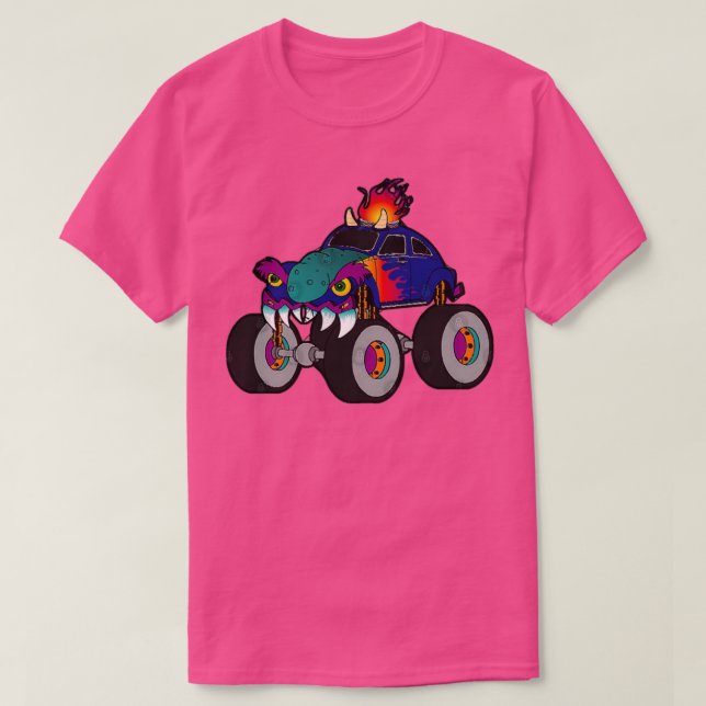 Camiseta Meu Pet Monster Truck 4 (Frente do Design)