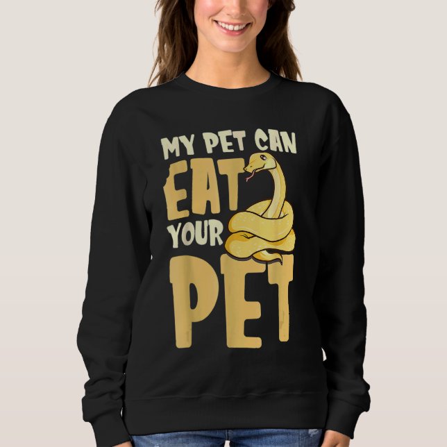 Camiseta Meu Pet Pode Comer Seu Pet Reptile Cobra (Frente)