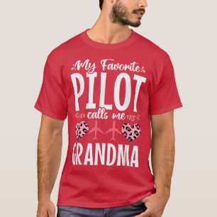 Camiseta Meu Piloto Favorito me chama de Avó Mãe da Mãe