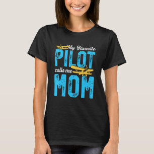 Camiseta Meu Piloto Favorito Me Liga Mãe 5