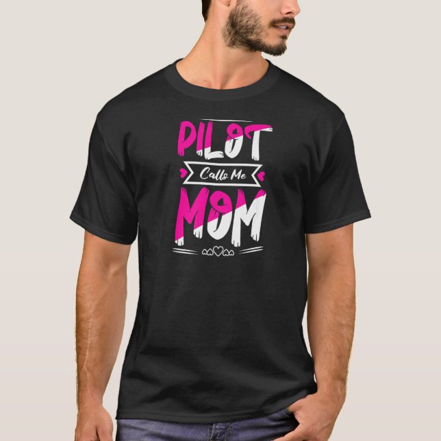 Camiseta Meu Piloto Favorito Me Liga Para O Voo Da Aeronave (Frente)