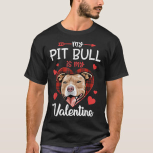 Camiseta Meu Pitbull é meu namorado Dia dos Namorados Cacho