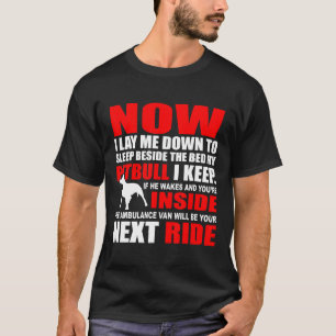 Camiseta Meu Pitbull Eu Mantenho Novo