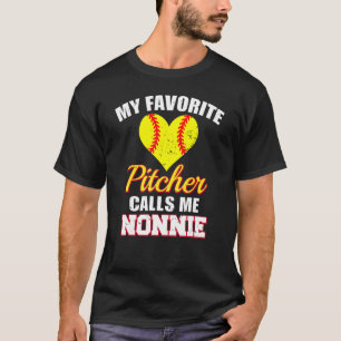 Camiseta Meu Pitcher Favorito Me Chama De Nonnie Pitcher So