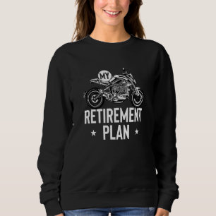 Camiseta Meu Plano de aposentadoria aposentou a moto do vov
