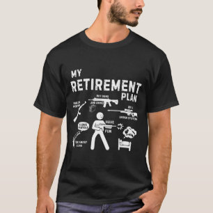 Camiseta Meu Plano de Aposentadoria Funciona Em Desmama Com