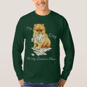 Camiseta Meu Plano De Lição De Usa Pomerano