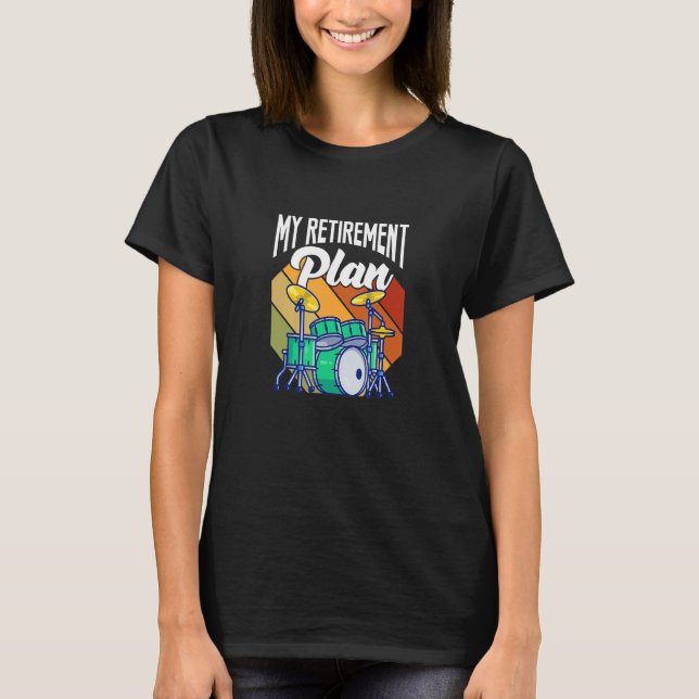 Camiseta Meu Plano de Reforma Drumset Drumset Drumset Apose (Frente)
