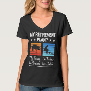 Camiseta Meu Plano De Reforma Voa Pescaria No Verão Ice Fis