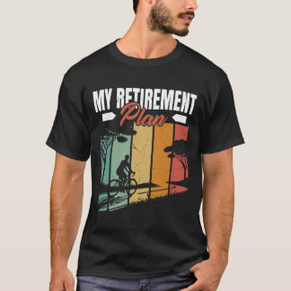 Camiseta Meu Plano de Retirada de bicicleta de bicicleta