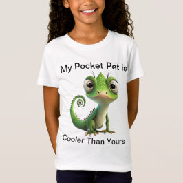 Camiseta Meu Pocket Pet é mais legal que o seu!" - Lizard B